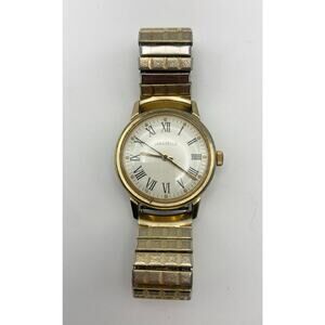 Vintage 1976 Caravelle by Bulova Men's Watch- MANUAL WIND- Working - Roman Dial